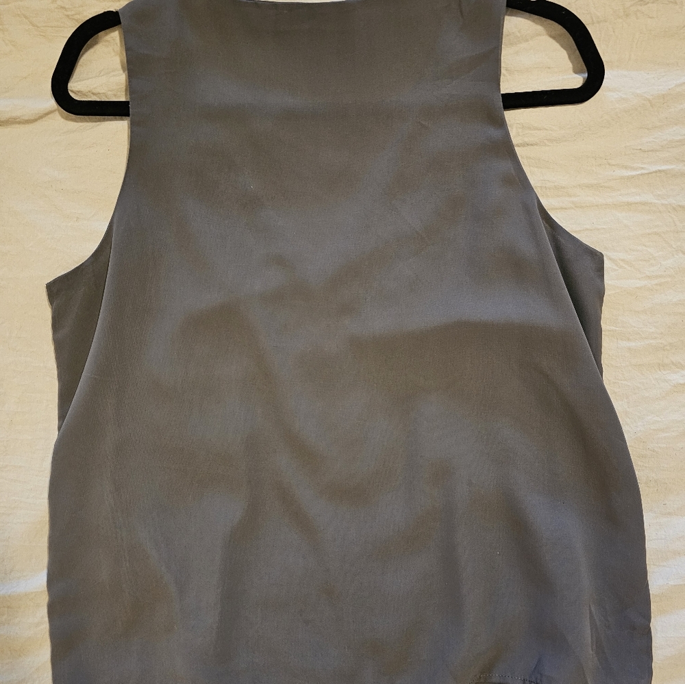 Gray Bling Top